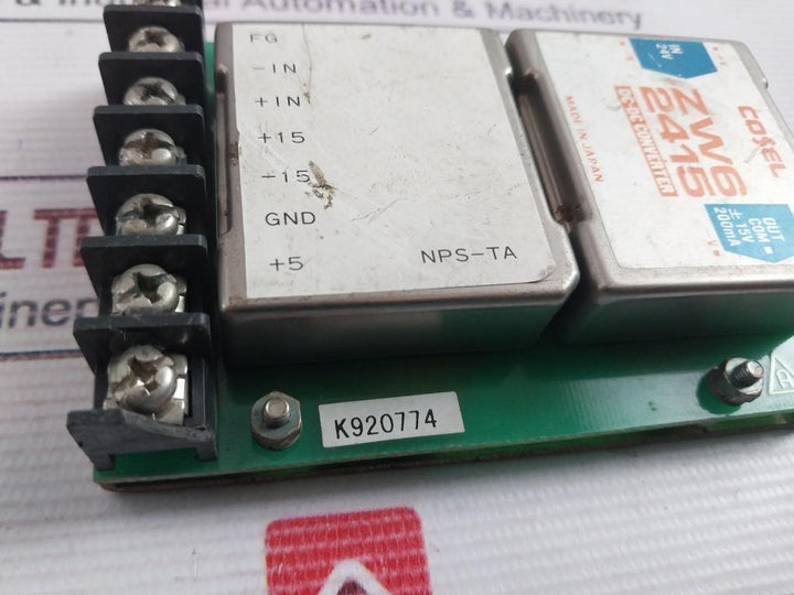 Cosel Zw62415 Dc-dc Converter Module Board 24V