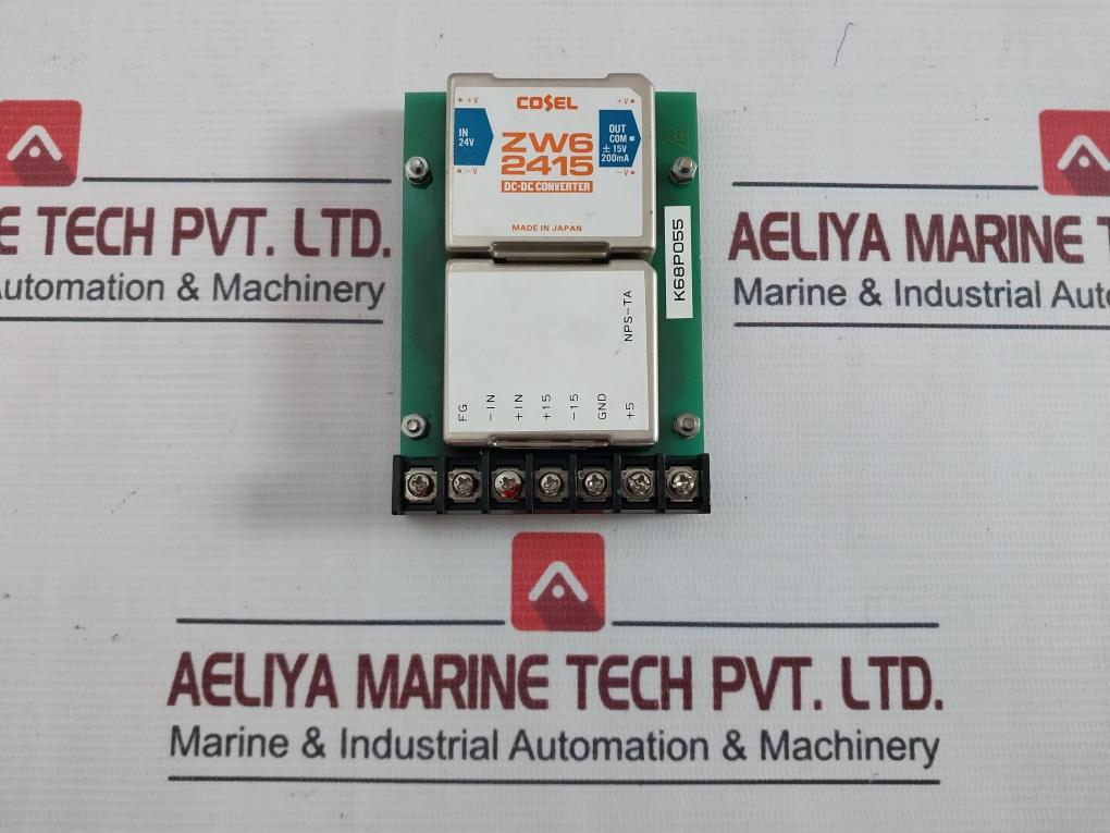 Cosel Zw6 2415 Dc-dc Converter Module 24V Tolerance 15V 200Ma