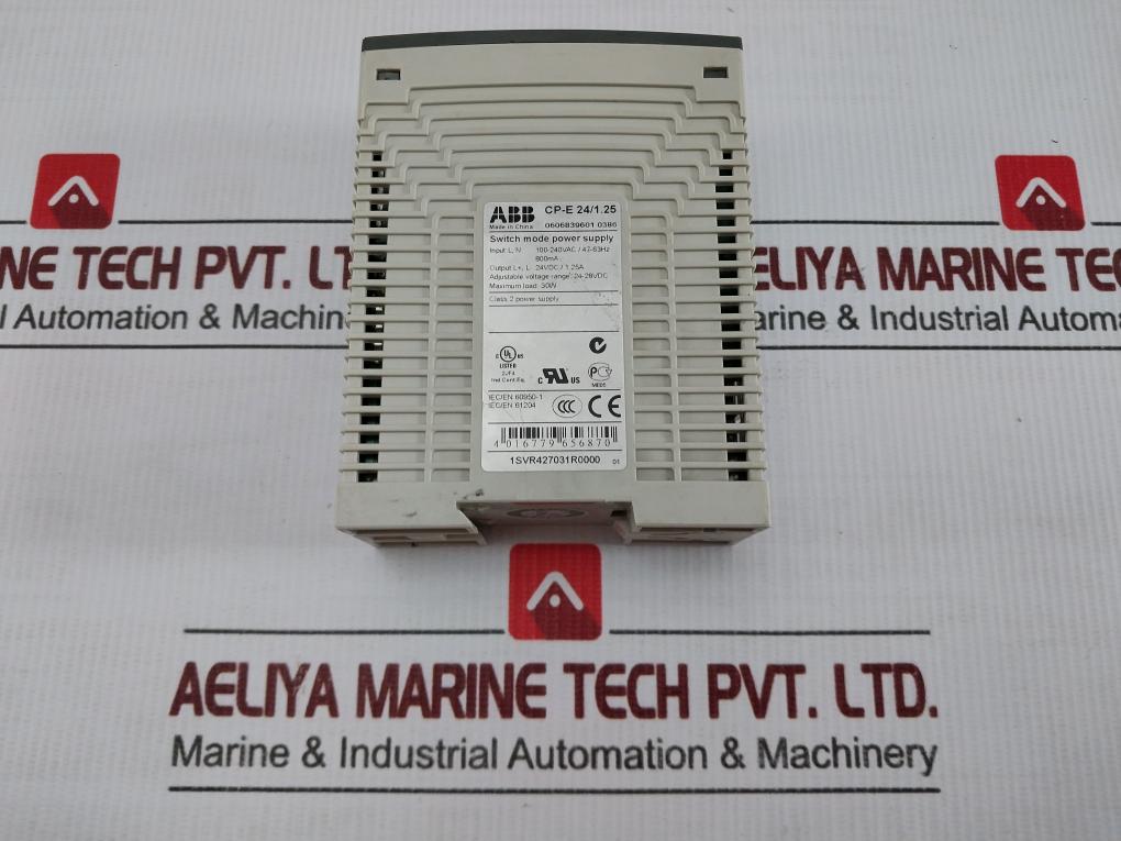 Cp-e 24/1.25 Switch Mode Power Supply Abb 24-28Vdc 47-63Hz