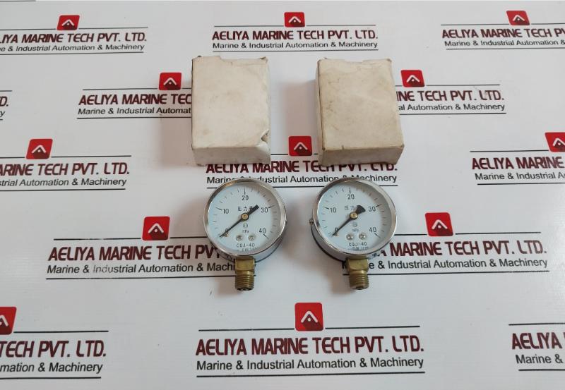 Cqj-40 Nitrogen Valve Pressure Gauge 0-40 Mpa 2.5