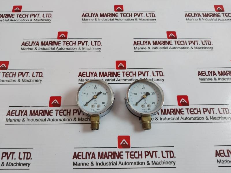 Cqj-40 Nitrogen Valve Pressure Gauge 0-40 Mpa 2.5