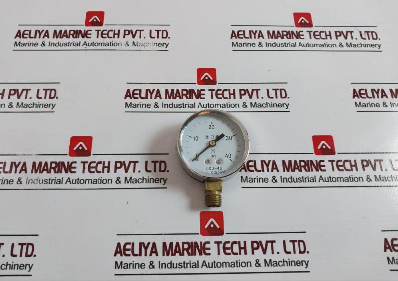 Cqj-40 Nitrogen Valve Pressure Gauge 0-40 Mpa 2.5