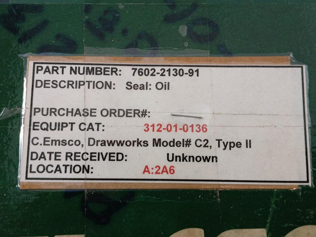 Cr 7602-2130-91 Oil Seal 60027