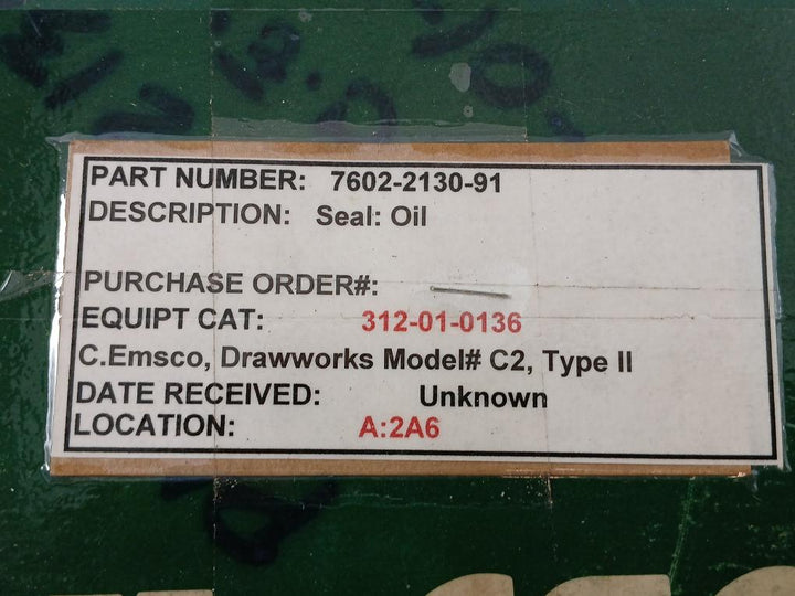Cr 7602-2130-91 Oil Seal 60027