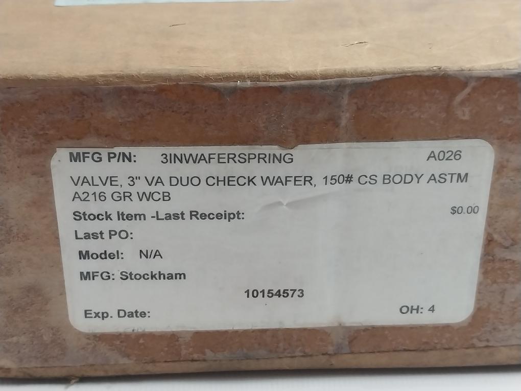 Crane 14628-000-43 High Performance Non-slam Check Valve A026 Cwp-psi