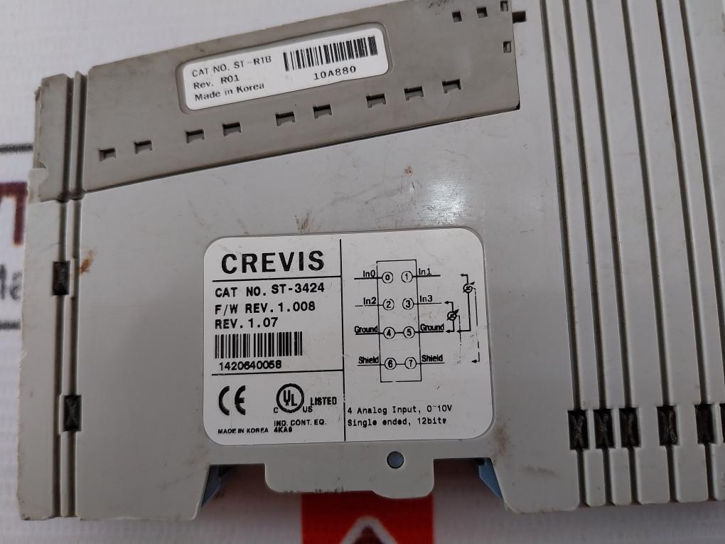 Crevis ST-3424 4 Analog Input Module ST-RTB