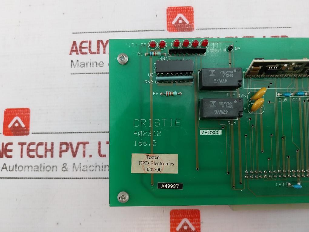 Cristie 402310 Iss.2 Apfel Pcb Card A49937