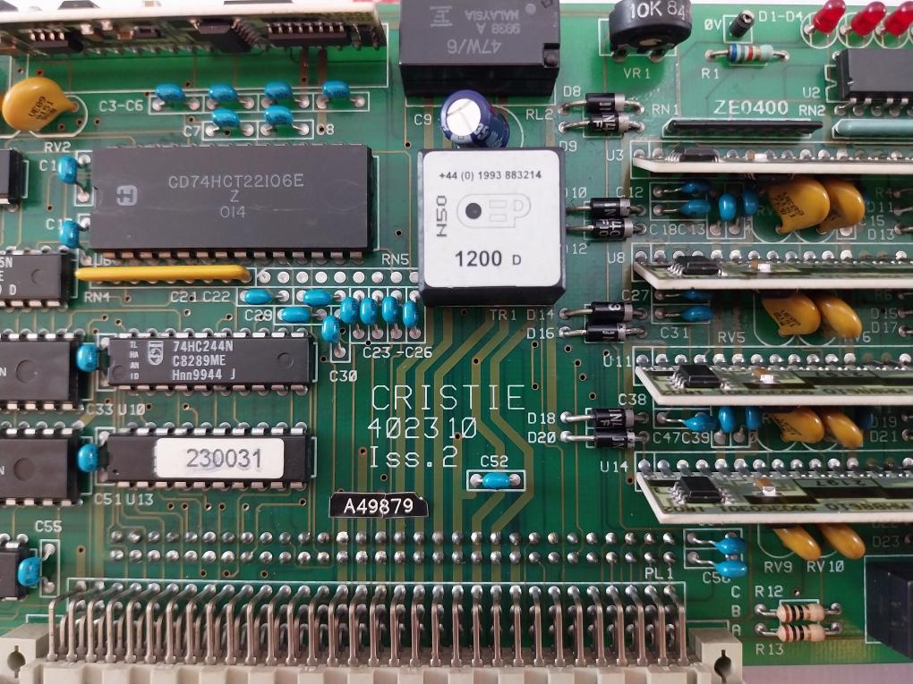Cristie 402310 Iss.2 Apfel Pcb Card A49937