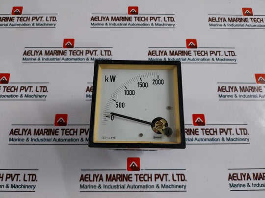 Crompton 0-2000 Kw Analog Panel Meter