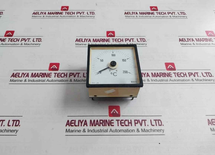 Crompton 0-200°C Analog Temperature Meter