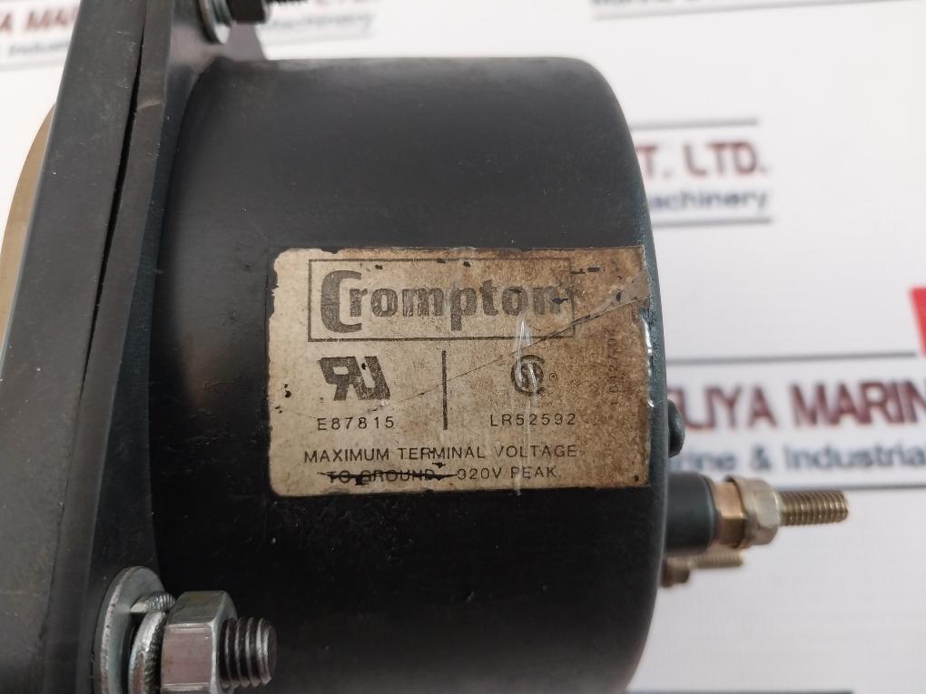 Crompton 0-20 Dc Amp Analog Amperes Meter