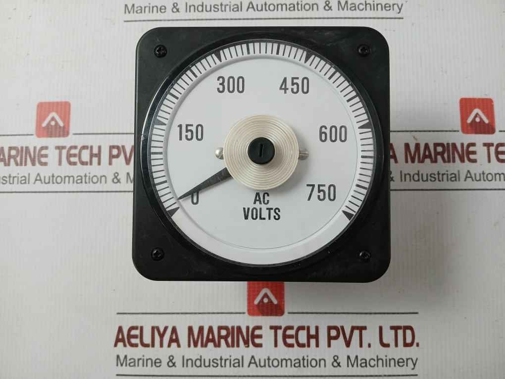007-05Ga-pzsm-c7 Ac Voltmeter 0.5 Va 600V Rms/Dc Crompton