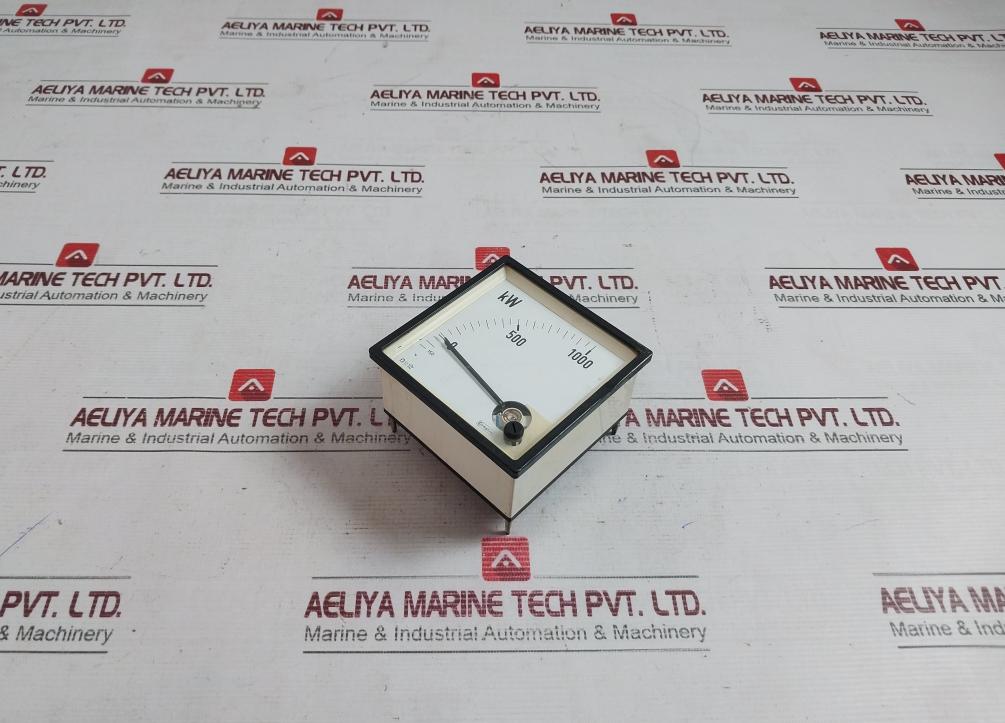 Crompton 01804-32033 Analog Meter 39446A/B1 Es.0/10 Volts Dc 150-0-1000 Kw 1.5
