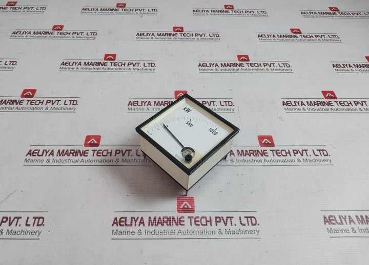 Crompton 01804-32033 Analog Meter 39446A/B1 Es.0/10 Volts Dc 150-0-1000 Kw 1.5
