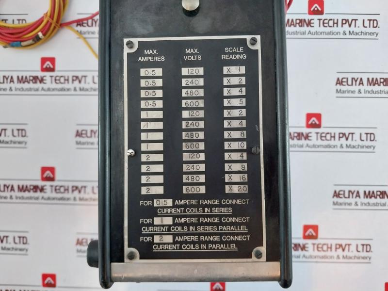 Crompton 0 To 60 Watts Single Element Meter, Dc-ac 25-400~