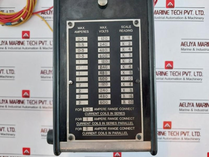 Crompton 0 To 60 Watts Single Element Meter, Dc-ac 25-400~