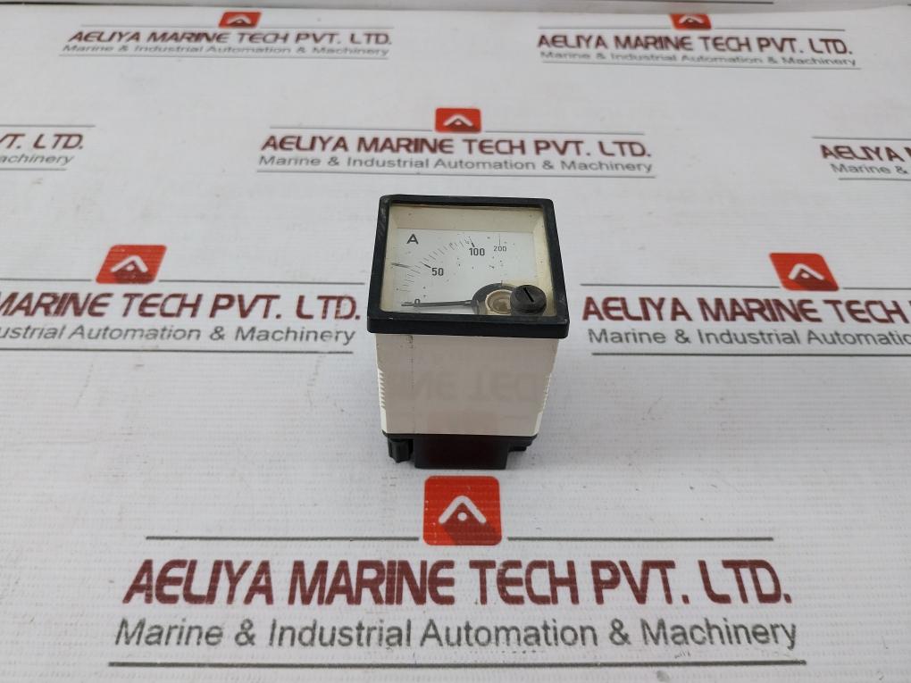 Crompton 242-752G-lspz-c5 Ammeter 0-100/200A 100/5A 50 Hertz 0-5/10 Amps Ac