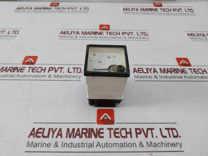 Crompton 242-752G-lspz-c5 Ammeter 0-100/200A 100/5A 50 Hertz 0-5/10 Amps Ac