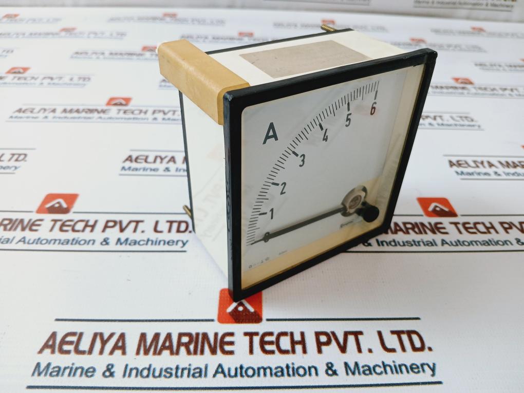 Crompton 244-01AB Ammeter 0-6A 60MV