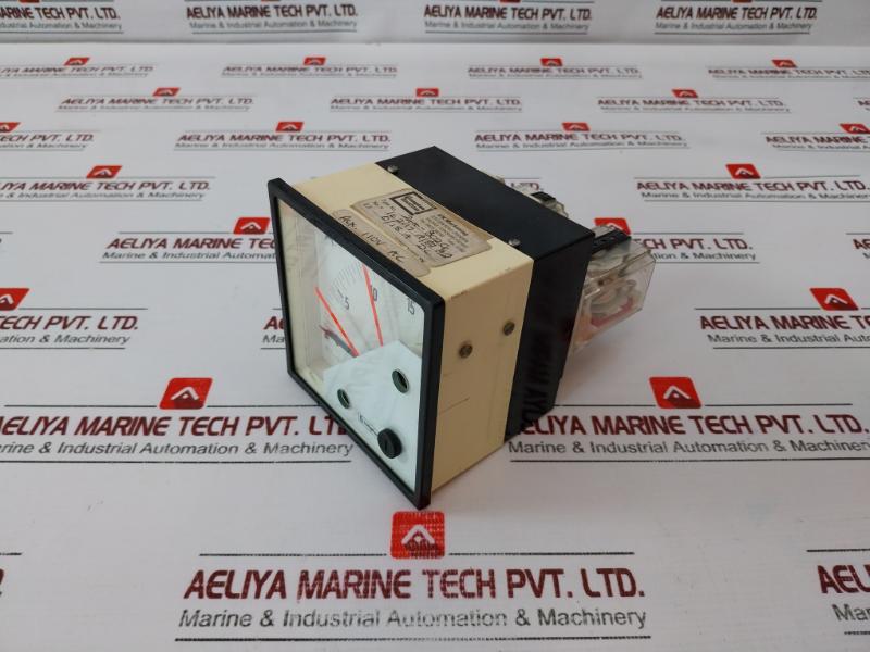 Crompton 244-302g Ammeter, 0-15 A Dc, 110 V Ac, R-15 Relay