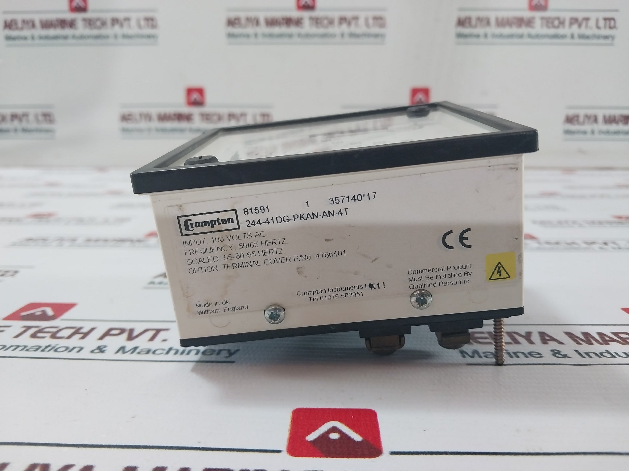 Crompton 244-41Dg-pkan-an-4T Dual Frequency Meter 100Volts Ac