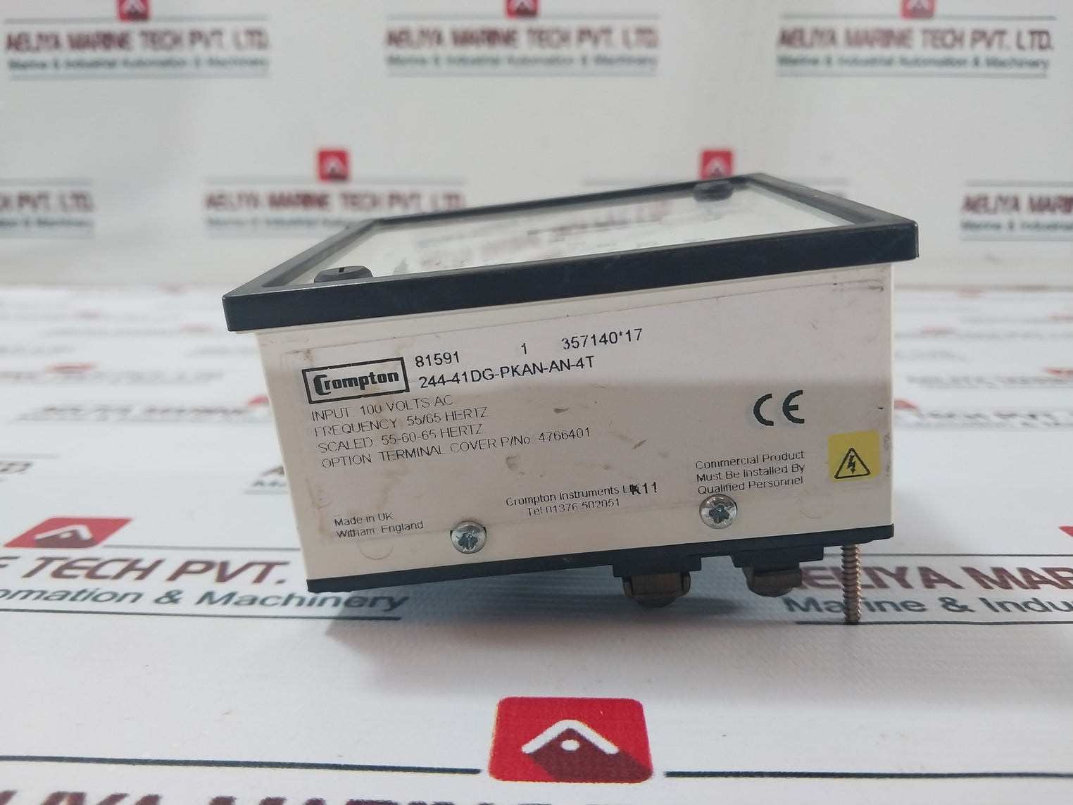 Crompton 244-41Dg-pkan-an-4T Dual Frequency Meter 100Volts Ac