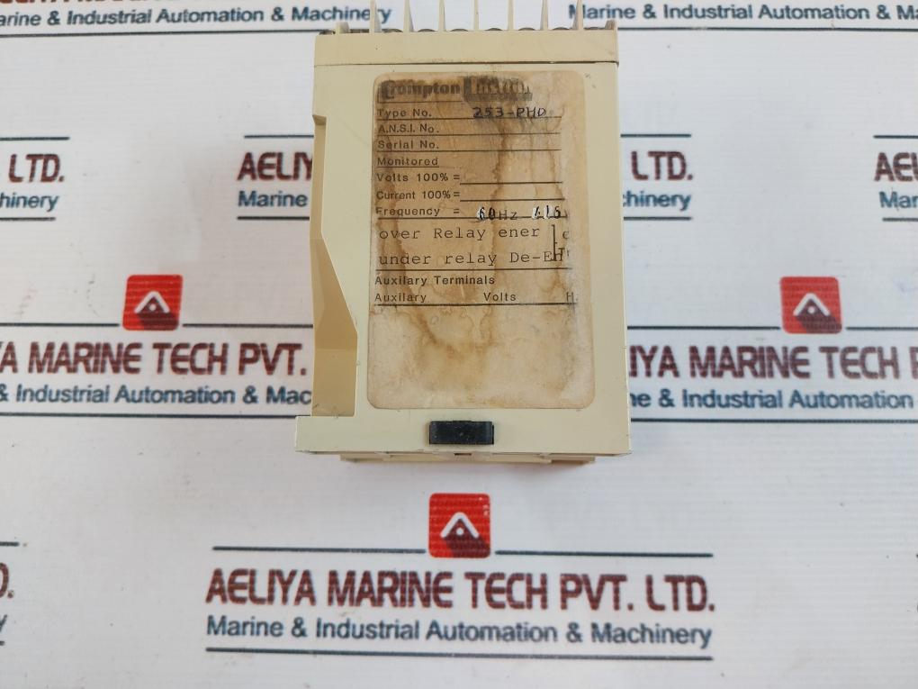 Crompton 253-PHD Protector Trip Relay 60Hz