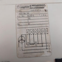 Crompton 256-patw Protector Relay