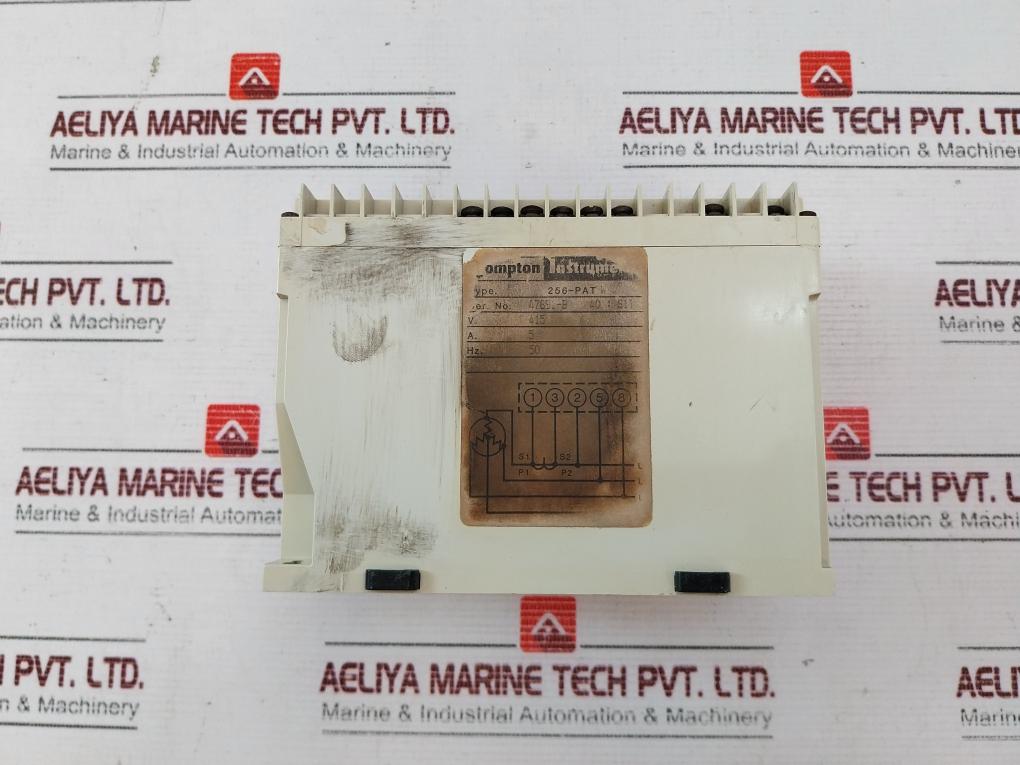 Crompton 256-patw Protector Trip Relay 415v