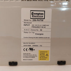 Crompton 256-patw Protector Trip Relay 50/60hz