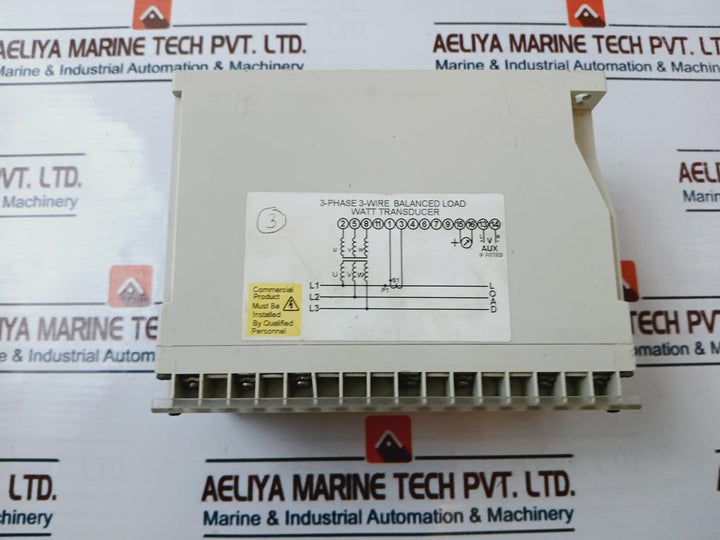 Crompton 256-twlw 3-phase 3-wire Balanced Load Watt Transducer 60Hz