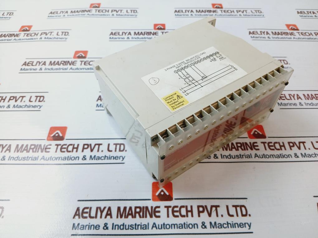 Crompton 256-twlw 3-phase 3-wire Balanced Load Watt Transducer 60Hz