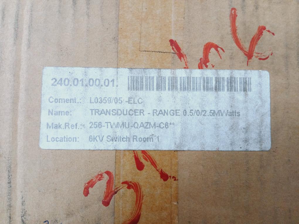 Crompton 256-twmu 3-phase Watt Transducer L-l 110 Volts 60 Hertz