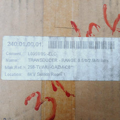 Crompton 256-twmu 3-phase Watt Transducer L-l 110 Volts 60 Hertz