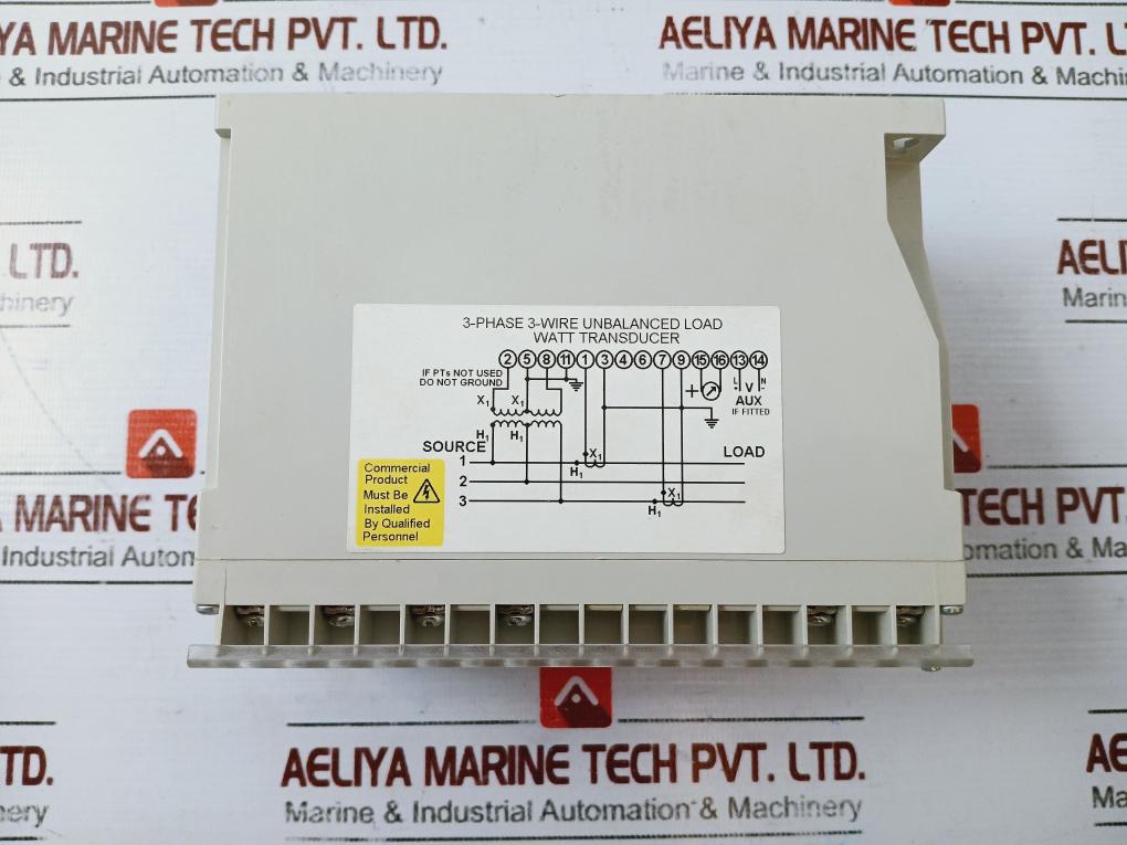 Crompton 256-twmu 3-phase Watt Transducer L-l 110 Volts 60 Hertz