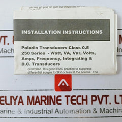 Crompton 256-twmu Watt Transducer 3-phase 3-wire Unbalanced Load 5-0-2.5 Megawat