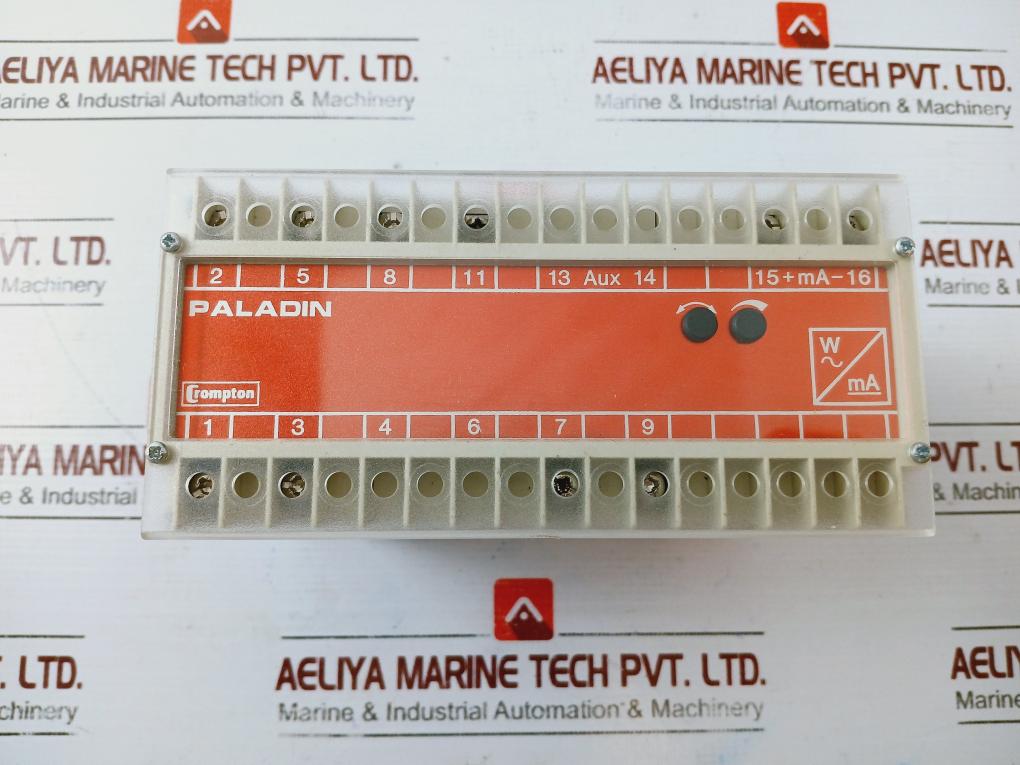 Crompton 256-twmu Watt Transducer 3-phase 3-wire Unbalanced Load 5-0-2.5 Megawat