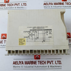 Crompton 256-twmu Watt Transducer 3-phase 3-wire Unbalanced Load 5-0-2.5 Megawat