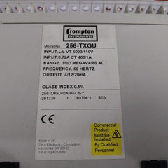 Crompton 256-txgu 3-phase 3-wire Balanced Load Transducer L/l Vt Ratio 6000/110v