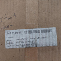 Crompton 256-txgu Transducer 110v Input 0.72a 3-0-3 Mvars 4/12/20 Ma Output