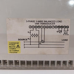 Crompton 256-txgu Transducer 110v Input 0.72a 3-0-3 Mvars 4/12/20 Ma Output
