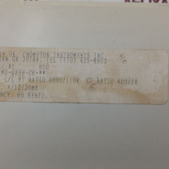 Crompton 256-txmu-qahh-c6 3-phase 3-wire Unbalanced Load Var Transducer