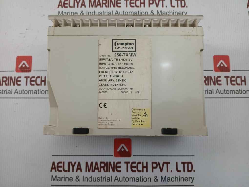 Crompton 3-phase Transducer 4-20Ma 256-txmw-qahg-c6-yk-bd