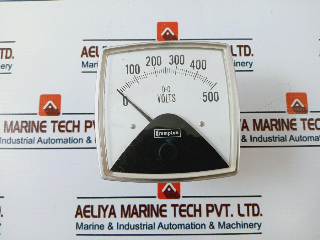 Crompton CR016-01VA-SFSF Analog Panel Meter 0-500 D-C Volt