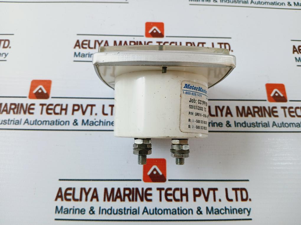 Crompton CR016-01VA-SFSF Analog Panel Meter 0-500 D-C Volt