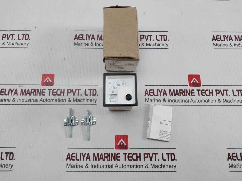 Crompton E242-75a-g-la-rl-c7 Eurodin Series Analogue Ammeter 0-200a