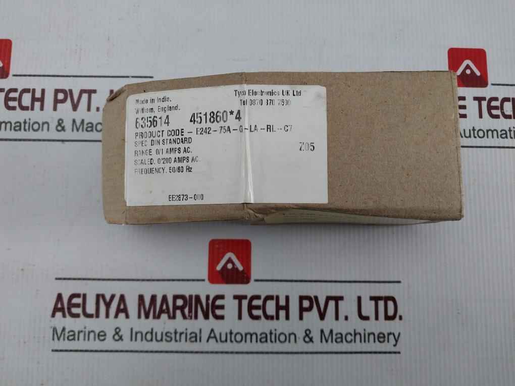 Crompton E242-75a-g-la-rl-c7 Eurodin Series Analogue Ammeter 0-200a