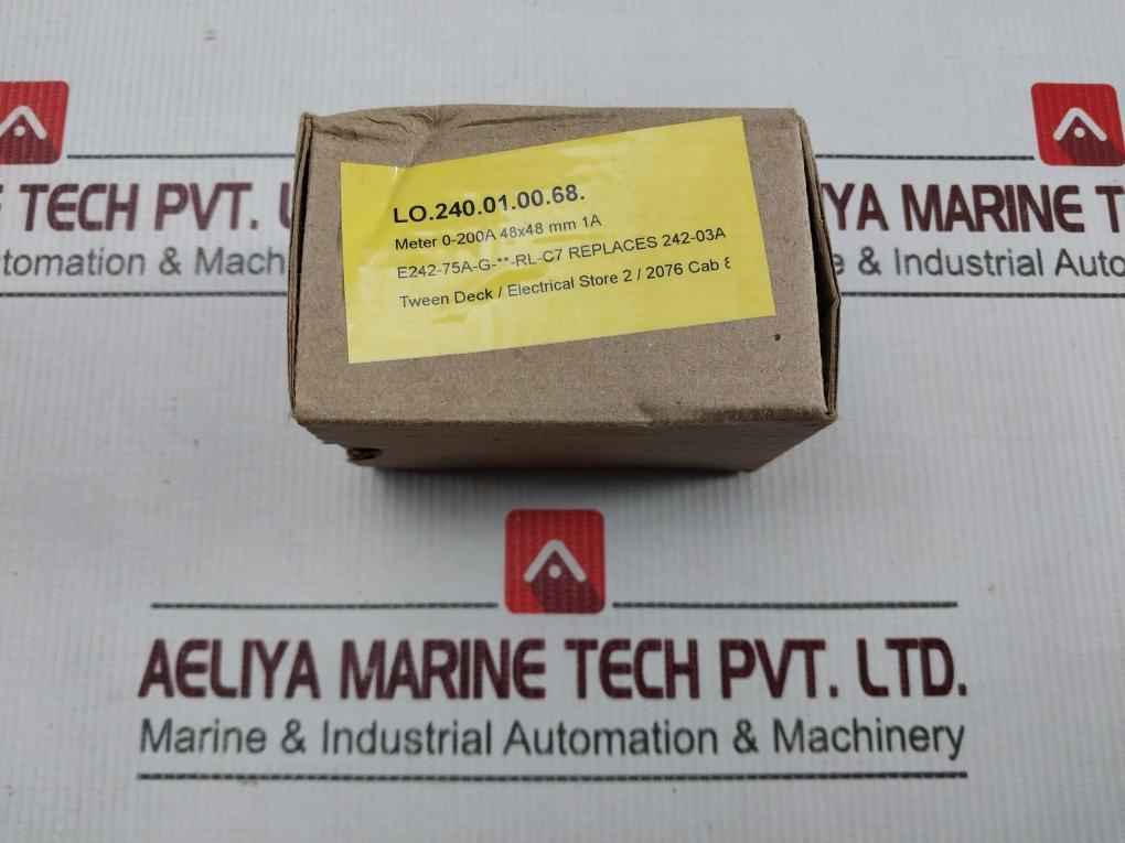 Crompton E242-75a-g-la-rl-c7 Eurodin Series Analogue Ammeter 0-200a