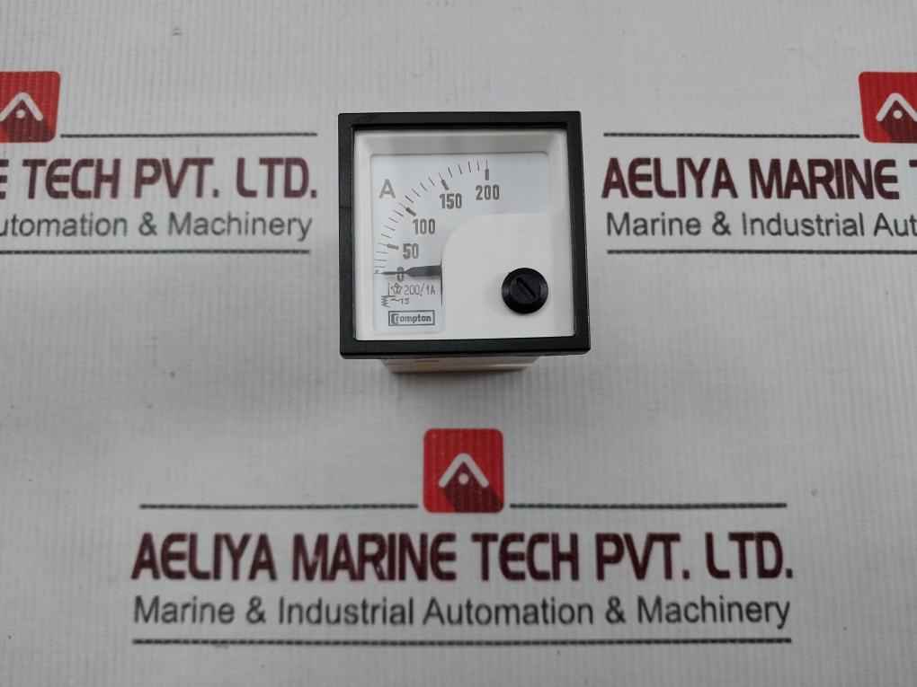 Crompton E242-75a-g-la-rl-c7 Eurodin Series Analogue Ammeter 0-200a