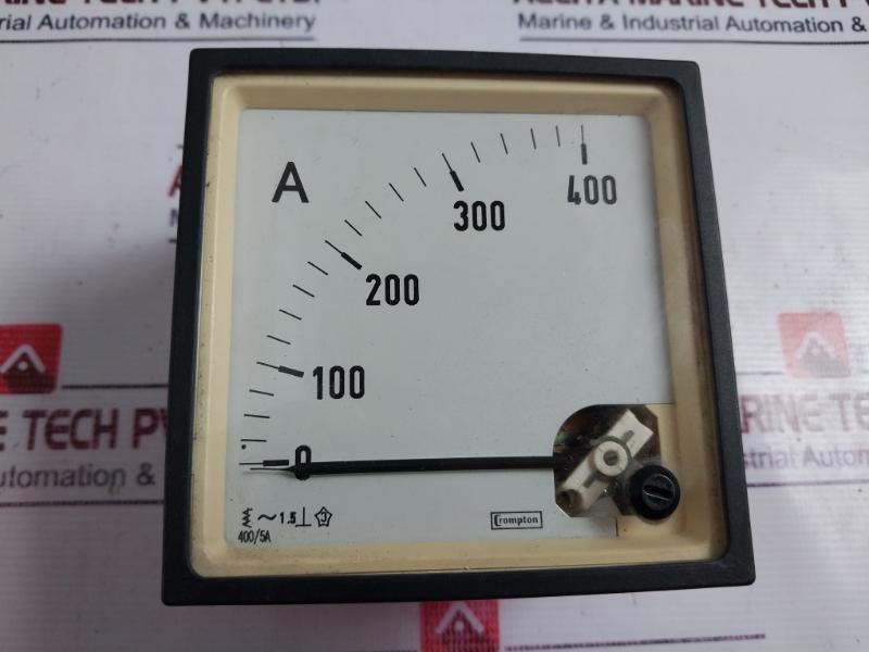 Crompton E244-02A-g-ls-sc-c6 Ammeter Connect 0-400 A 600 V